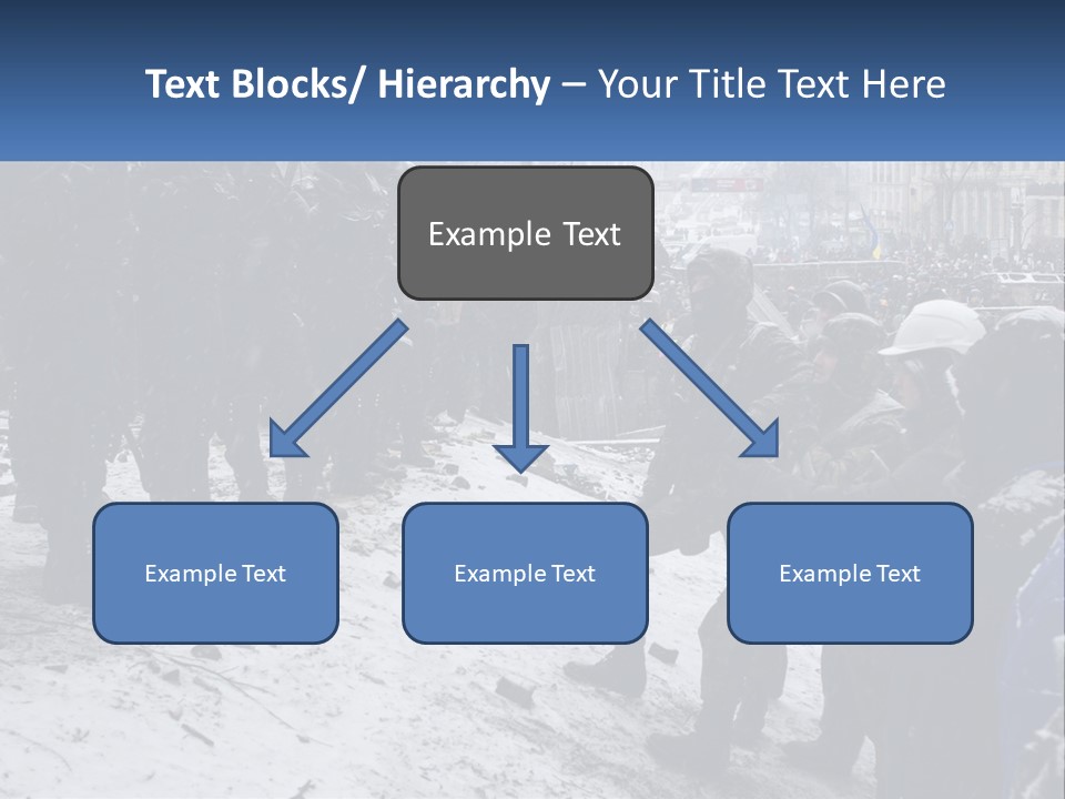 A Group Of Military Men Standing In The Snow PowerPoint Template