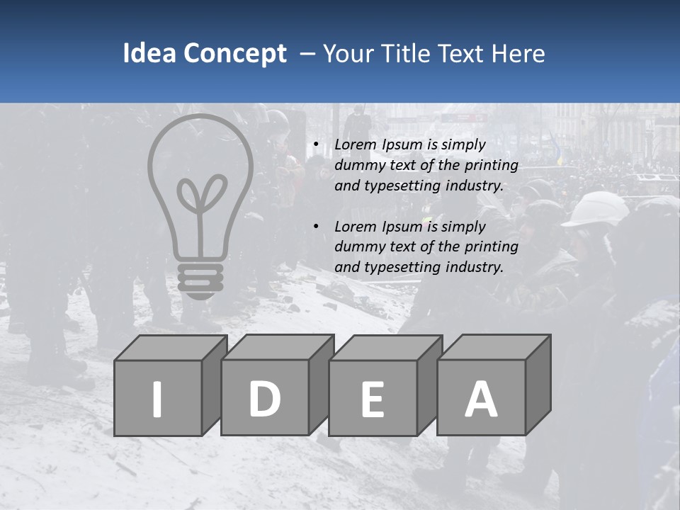 A Group Of Military Men Standing In The Snow PowerPoint Template