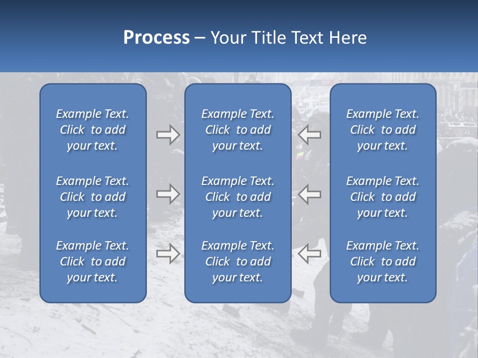 A Group Of Military Men Standing In The Snow PowerPoint Template