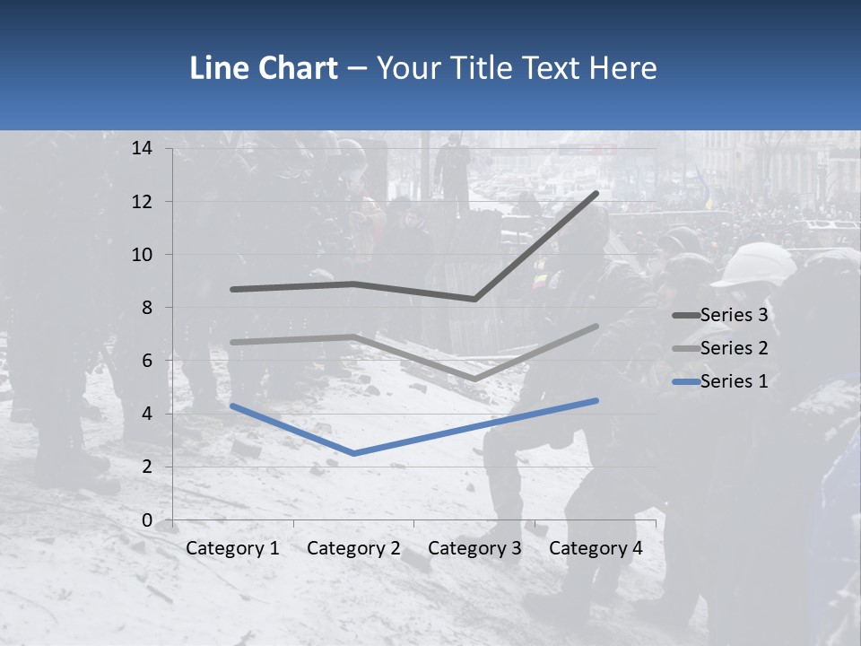 A Group Of Military Men Standing In The Snow PowerPoint Template