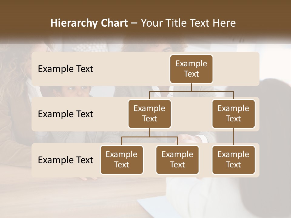 A Group Of People Sitting Around A Wooden Table PowerPoint Template