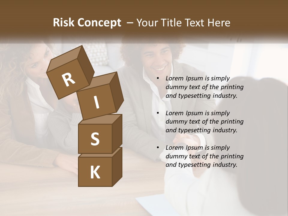 A Group Of People Sitting Around A Wooden Table PowerPoint Template