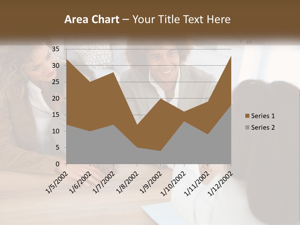 A Group Of People Sitting Around A Wooden Table PowerPoint Template