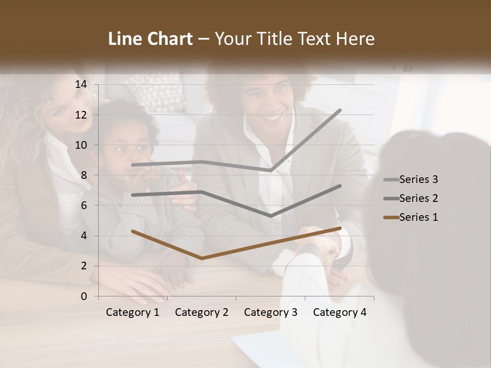 A Group Of People Sitting Around A Wooden Table PowerPoint Template