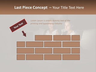 Two Girls Sitting On A Couch Watching A Movie PowerPoint Template