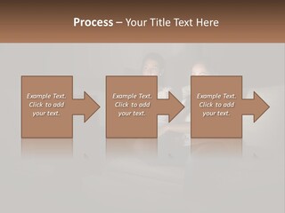 Two Girls Sitting On A Couch Watching A Movie PowerPoint Template