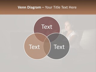 Two Girls Sitting On A Couch Watching A Movie PowerPoint Template