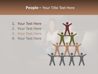 Two Girls Sitting On A Couch Watching A Movie PowerPoint Template