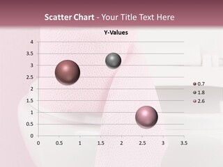 A White Toilet With A Pink Towel On Top Of It PowerPoint Template