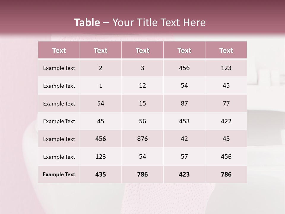 A White Toilet With A Pink Towel On Top Of It PowerPoint Template