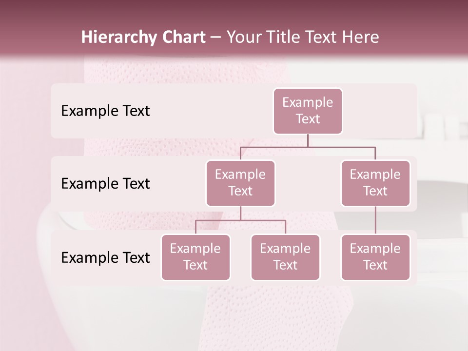 A White Toilet With A Pink Towel On Top Of It PowerPoint Template