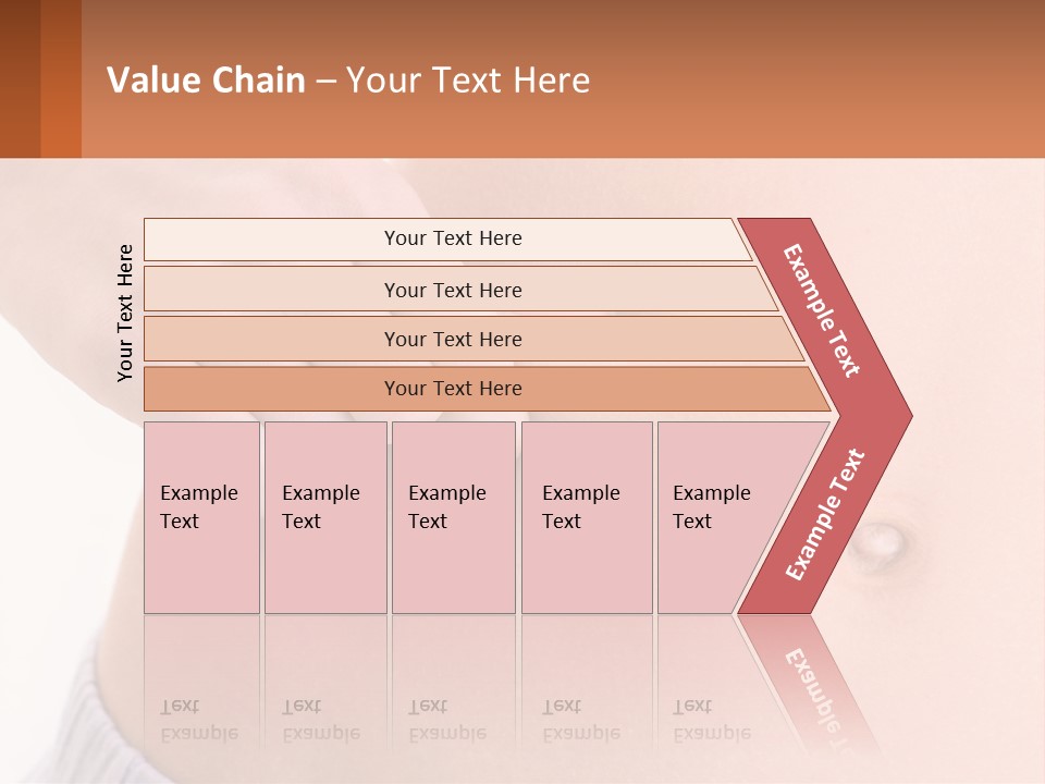 A Woman's Stomach With A Piece Of Wax On It PowerPoint Template