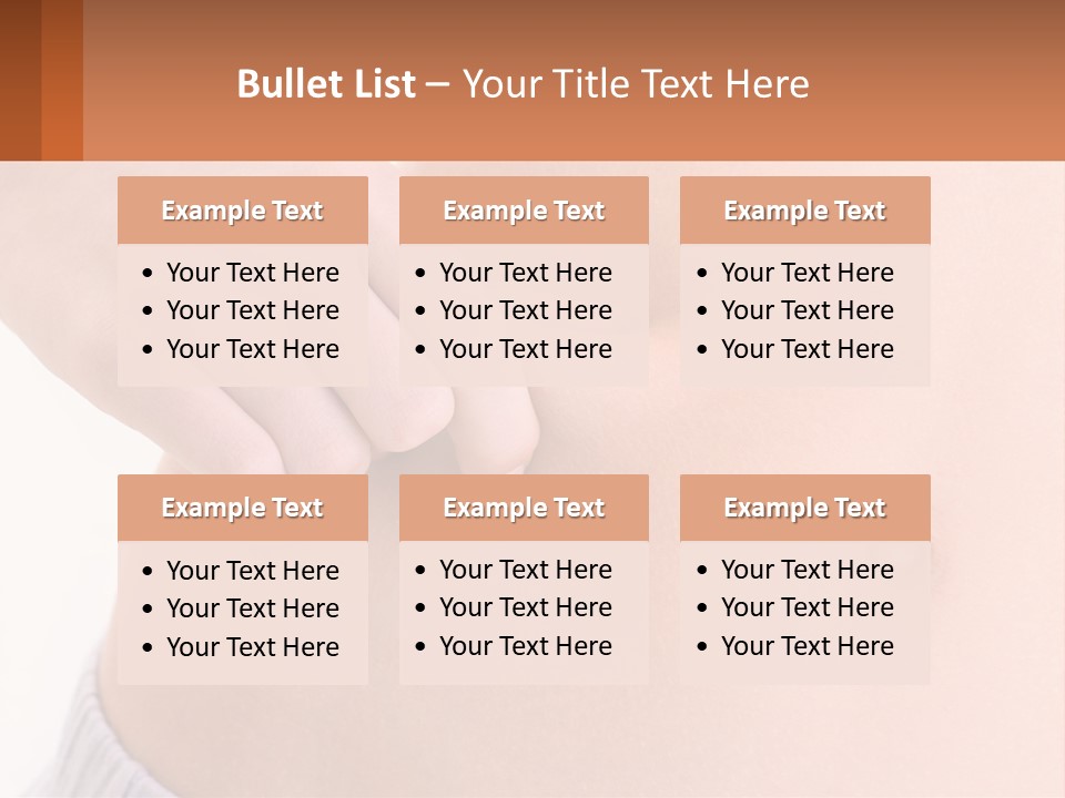 A Woman's Stomach With A Piece Of Wax On It PowerPoint Template