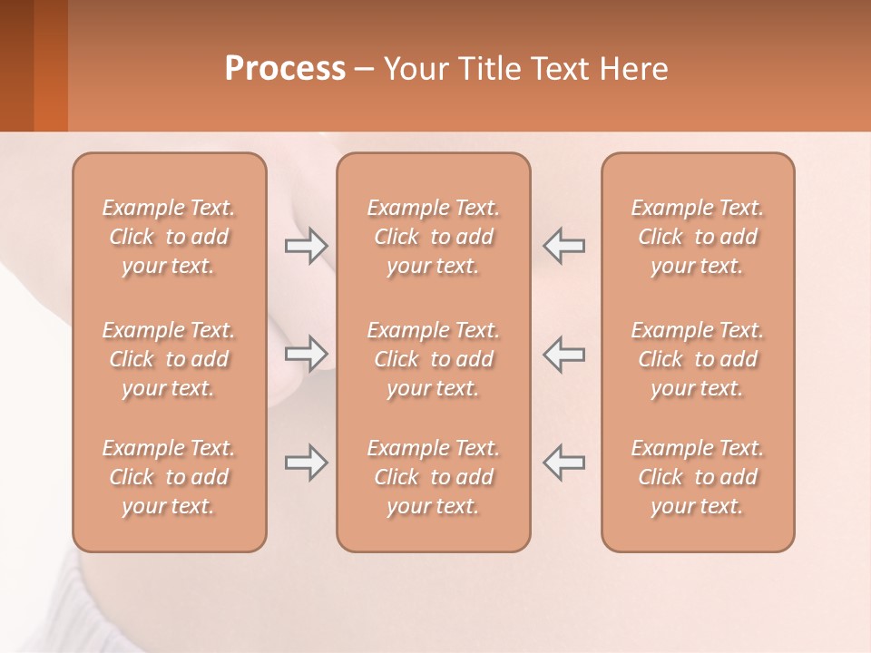 A Woman's Stomach With A Piece Of Wax On It PowerPoint Template