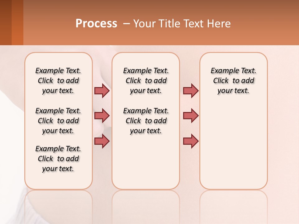 A Woman's Stomach With A Piece Of Wax On It PowerPoint Template