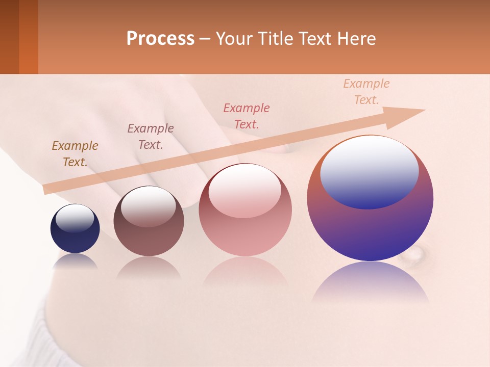 A Woman's Stomach With A Piece Of Wax On It PowerPoint Template