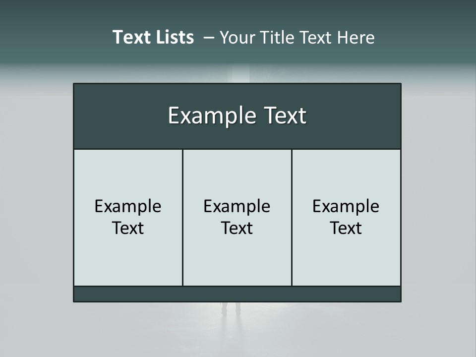 A Man Standing In Front Of A Light At The End Of A Tunnel PowerPoint Template