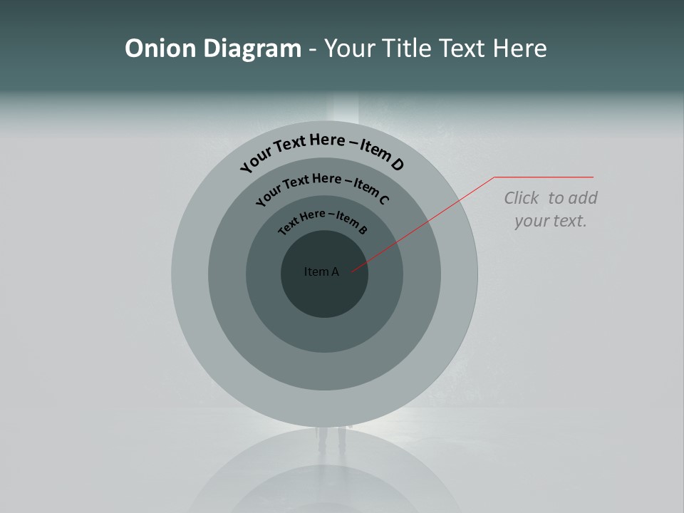 A Man Standing In Front Of A Light At The End Of A Tunnel PowerPoint Template