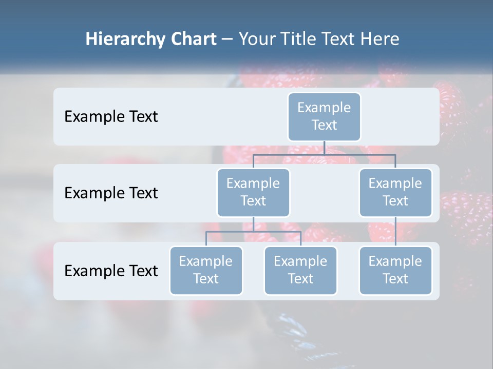 A Basket Filled With Raspberries On Top Of A Wooden Table PowerPoint Template