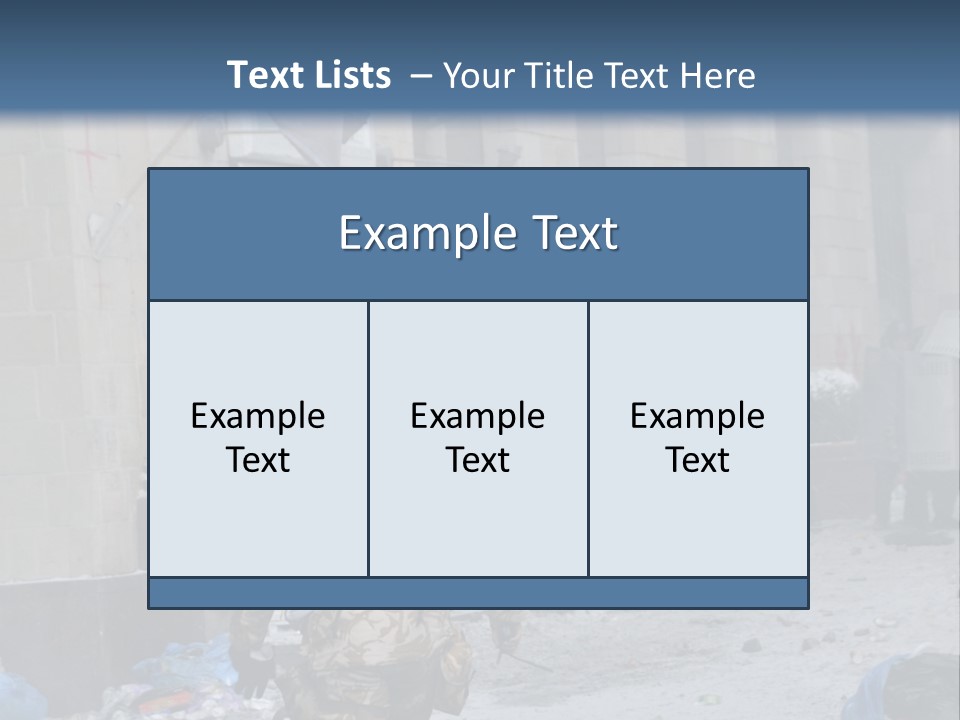 A Man Walking Down A Street In Front Of A Building PowerPoint Template
