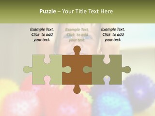 A Young Boy Is Holding His Head Above A Pile Of Balls PowerPoint Template