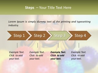 A Young Boy Is Holding His Head Above A Pile Of Balls PowerPoint Template