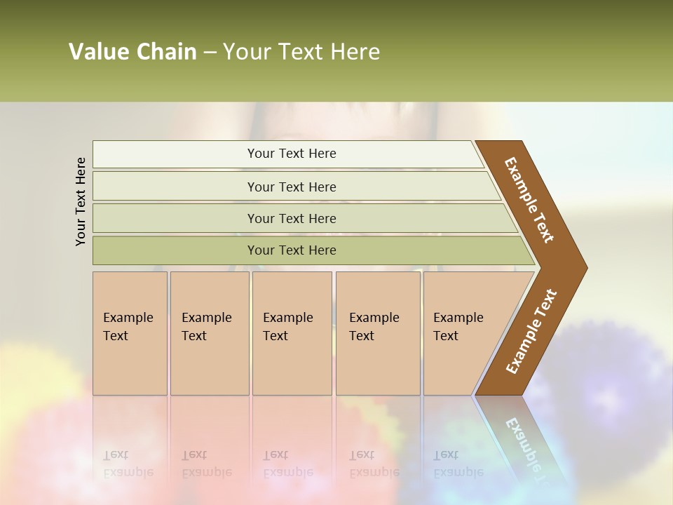 A Young Boy Is Holding His Head Above A Pile Of Balls PowerPoint Template