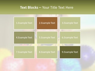 A Young Boy Is Holding His Head Above A Pile Of Balls PowerPoint Template