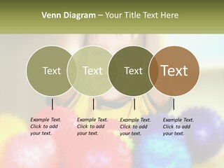 A Young Boy Is Holding His Head Above A Pile Of Balls PowerPoint Template