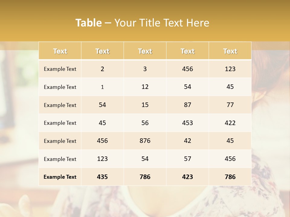 A Woman Sitting In Front Of A Laptop Computer PowerPoint Template