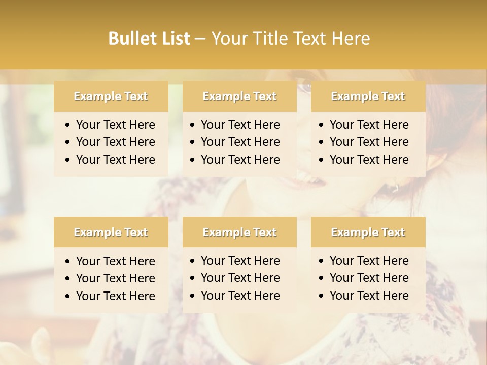 A Woman Sitting In Front Of A Laptop Computer PowerPoint Template