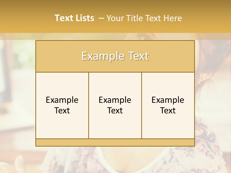 A Woman Sitting In Front Of A Laptop Computer PowerPoint Template