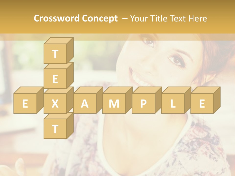 A Woman Sitting In Front Of A Laptop Computer PowerPoint Template