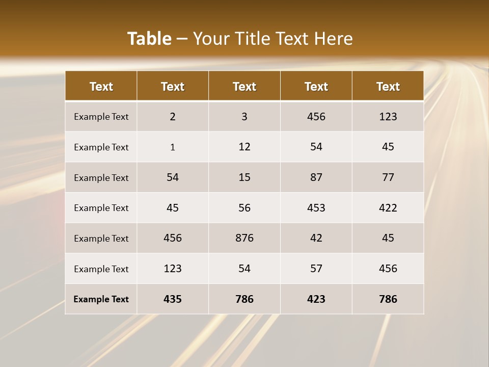 A Truck Driving Down A Highway With A Blurry Background PowerPoint Template