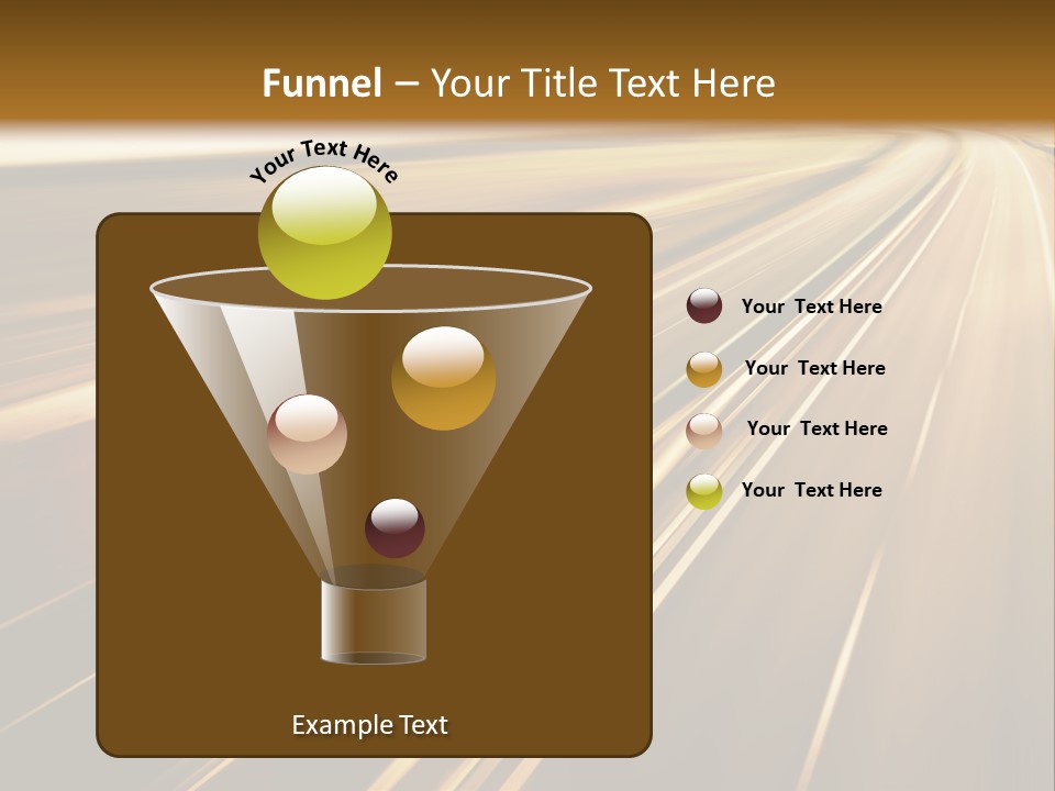 A Truck Driving Down A Highway With A Blurry Background PowerPoint Template