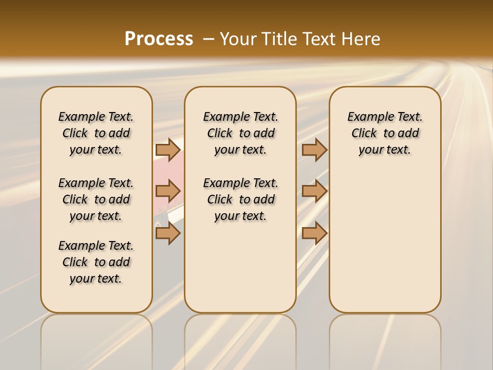 A Truck Driving Down A Highway With A Blurry Background PowerPoint Template