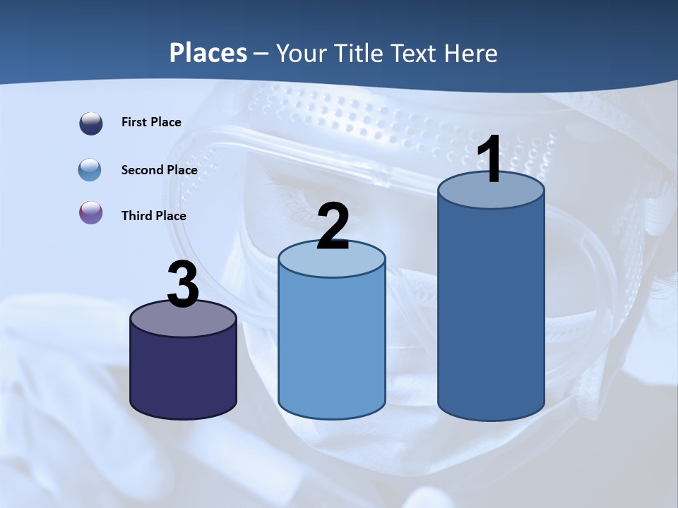 A Woman In A Mask And Goggles Holding A Pipe PowerPoint Template