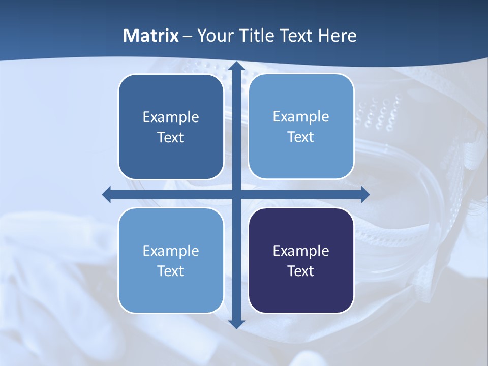 A Woman In A Mask And Goggles Holding A Pipe PowerPoint Template