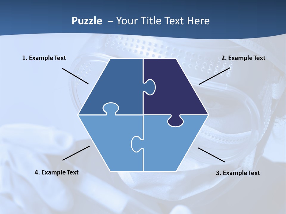 A Woman In A Mask And Goggles Holding A Pipe PowerPoint Template