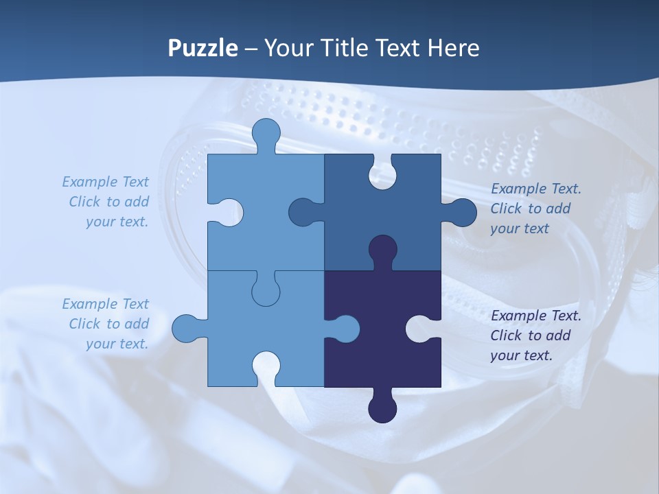 A Woman In A Mask And Goggles Holding A Pipe PowerPoint Template