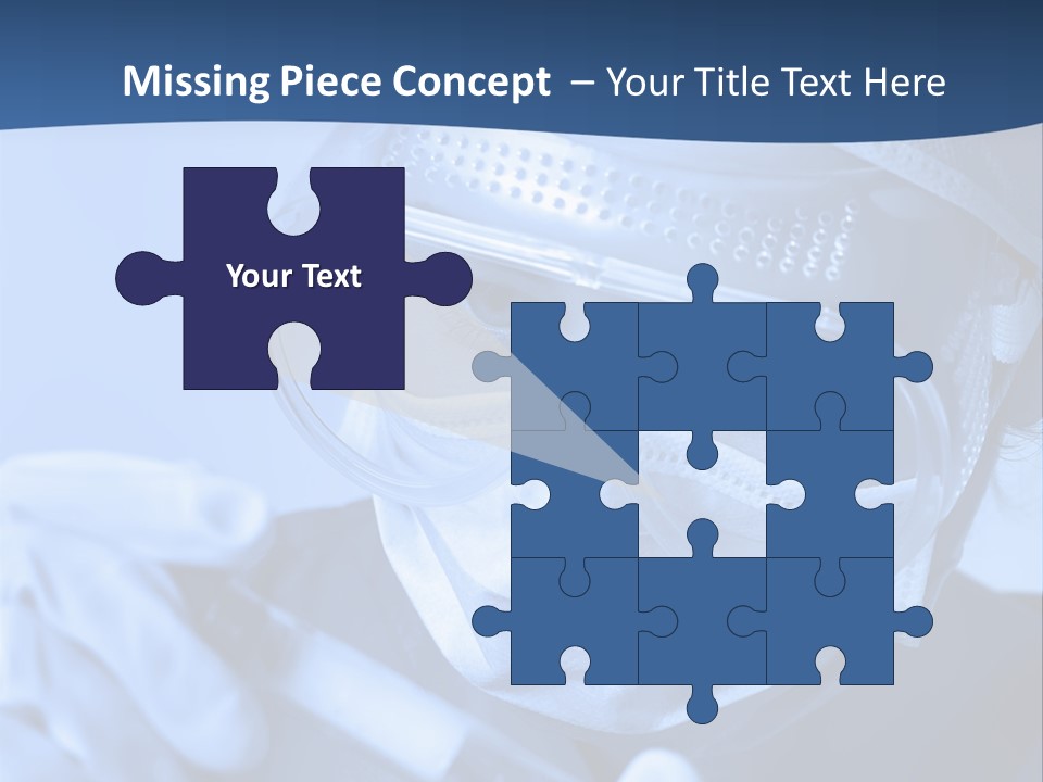 A Woman In A Mask And Goggles Holding A Pipe PowerPoint Template