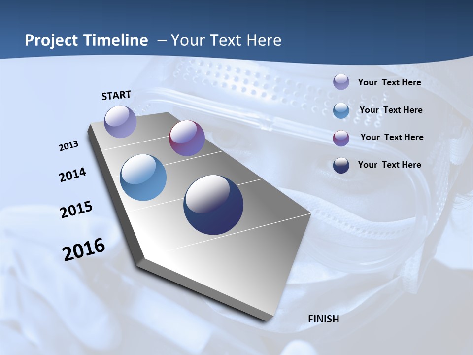A Woman In A Mask And Goggles Holding A Pipe PowerPoint Template