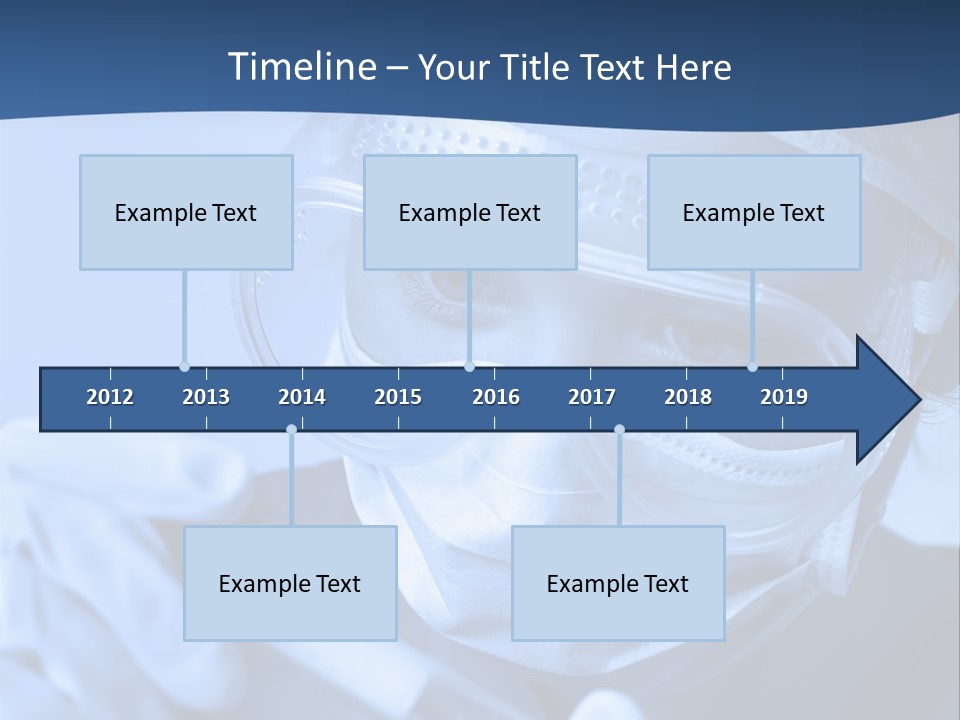 A Woman In A Mask And Goggles Holding A Pipe PowerPoint Template