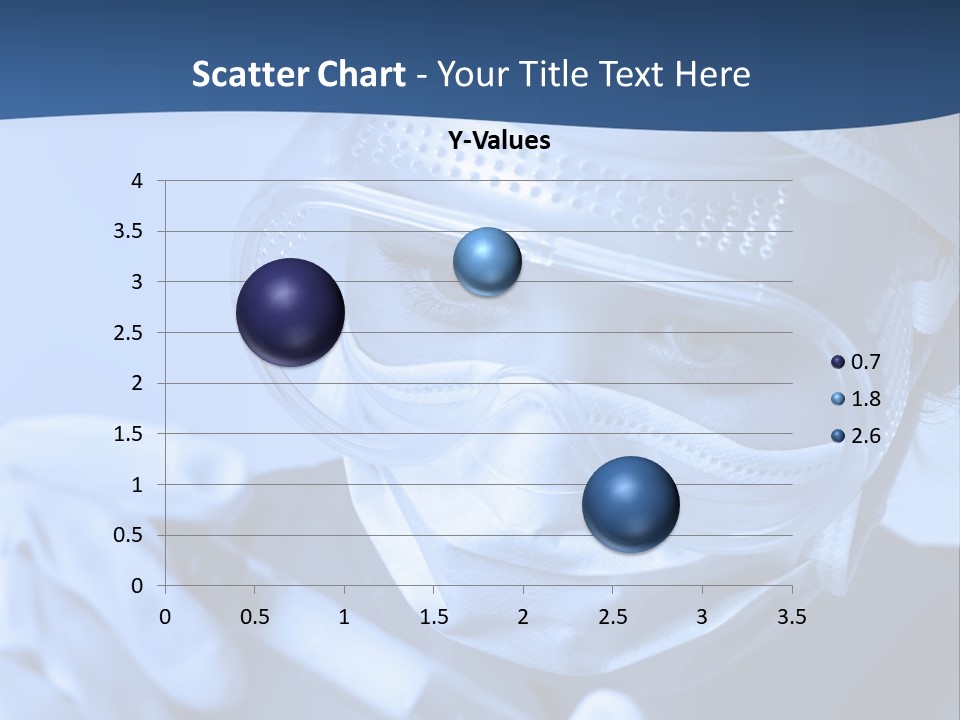 A Woman In A Mask And Goggles Holding A Pipe PowerPoint Template