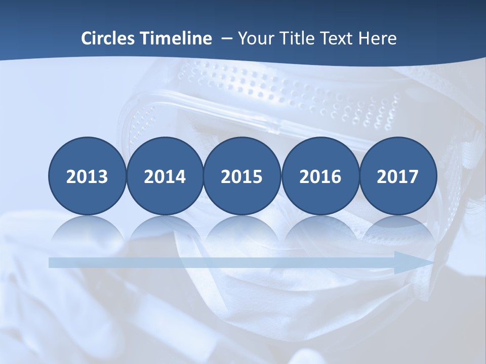 A Woman In A Mask And Goggles Holding A Pipe PowerPoint Template