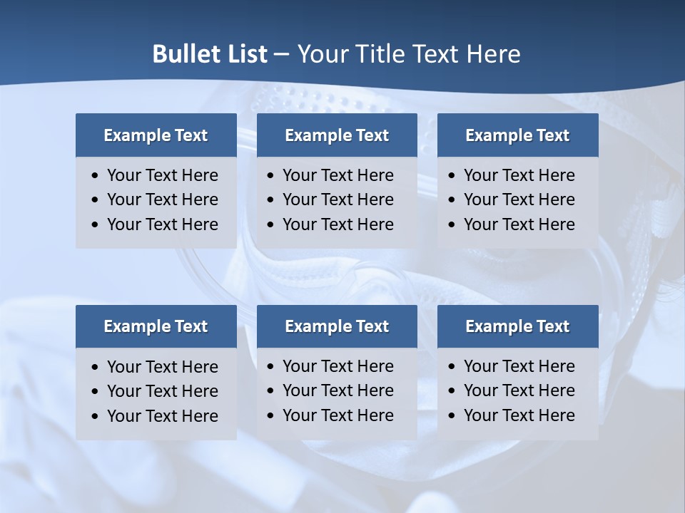 A Woman In A Mask And Goggles Holding A Pipe PowerPoint Template