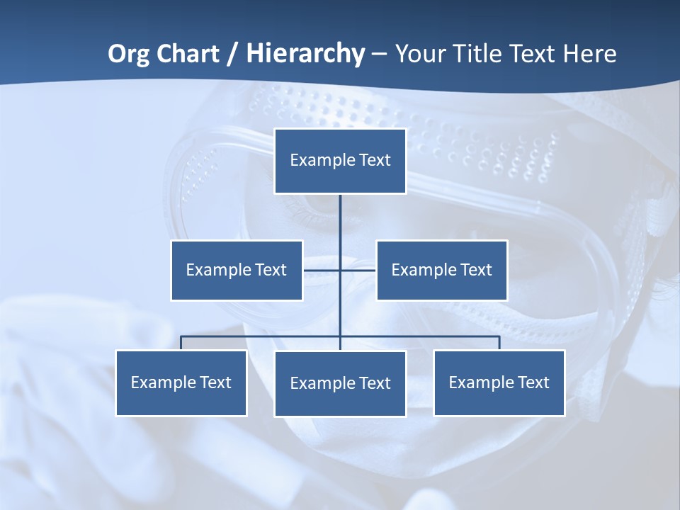 A Woman In A Mask And Goggles Holding A Pipe PowerPoint Template