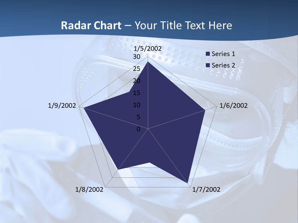 A Woman In A Mask And Goggles Holding A Pipe PowerPoint Template