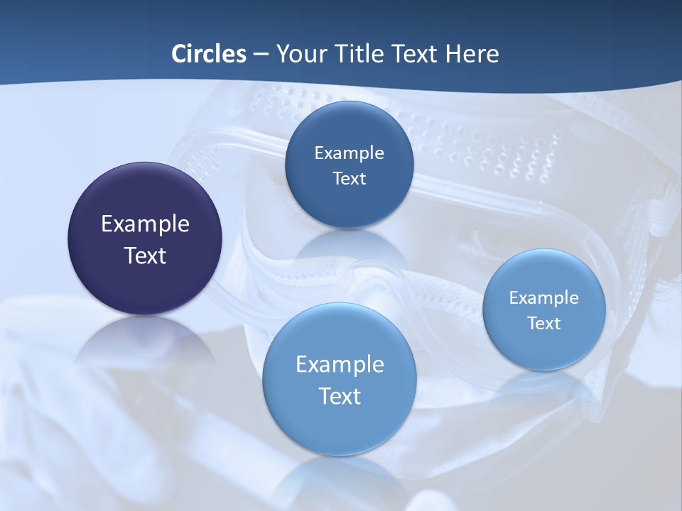 A Woman In A Mask And Goggles Holding A Pipe PowerPoint Template