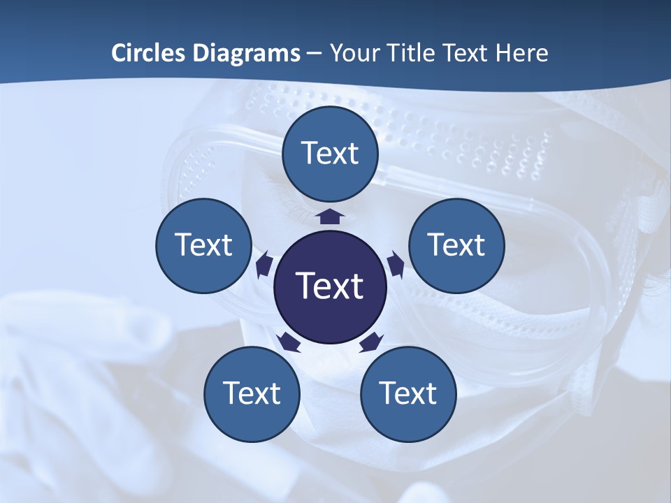 A Woman In A Mask And Goggles Holding A Pipe PowerPoint Template